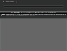 Tablet Screenshot of geneva.belembassy.org